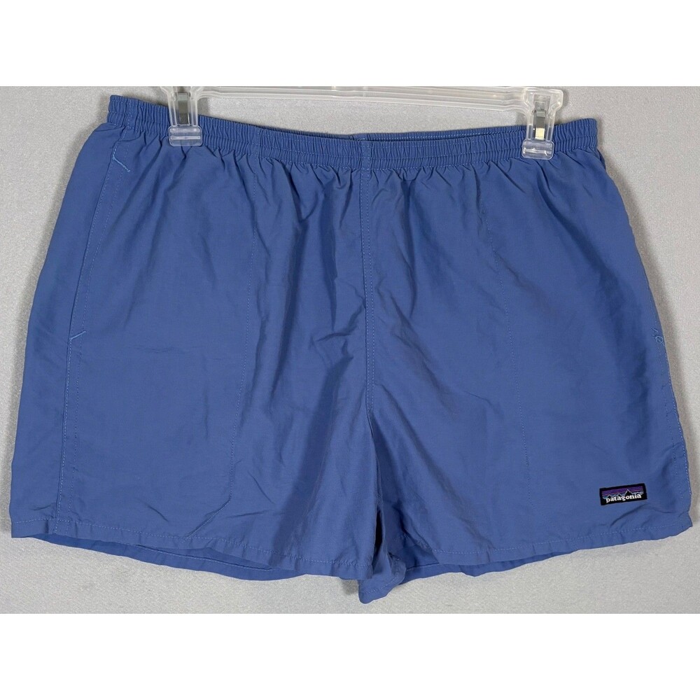 Patagonia Shorts Mens XL Blue Baggies Swim Trunks Nylon Drawstring Shorts